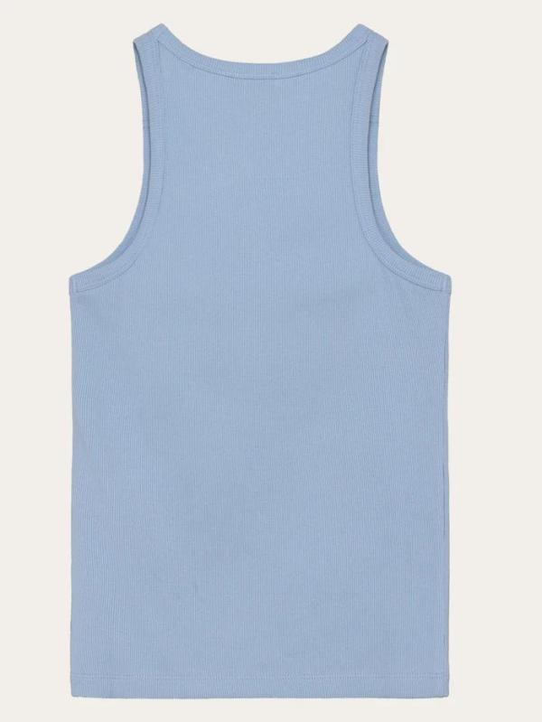 KnowledgeCotton Apparel - Racer Rib Top - Skyway - Afbeelding 5
