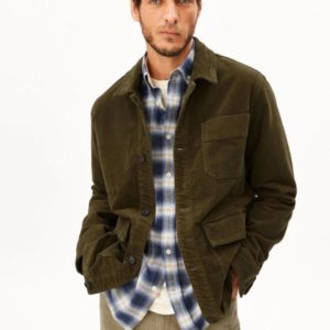 Armedangels - Corduroy Bakers Blazer - Dark Earth
