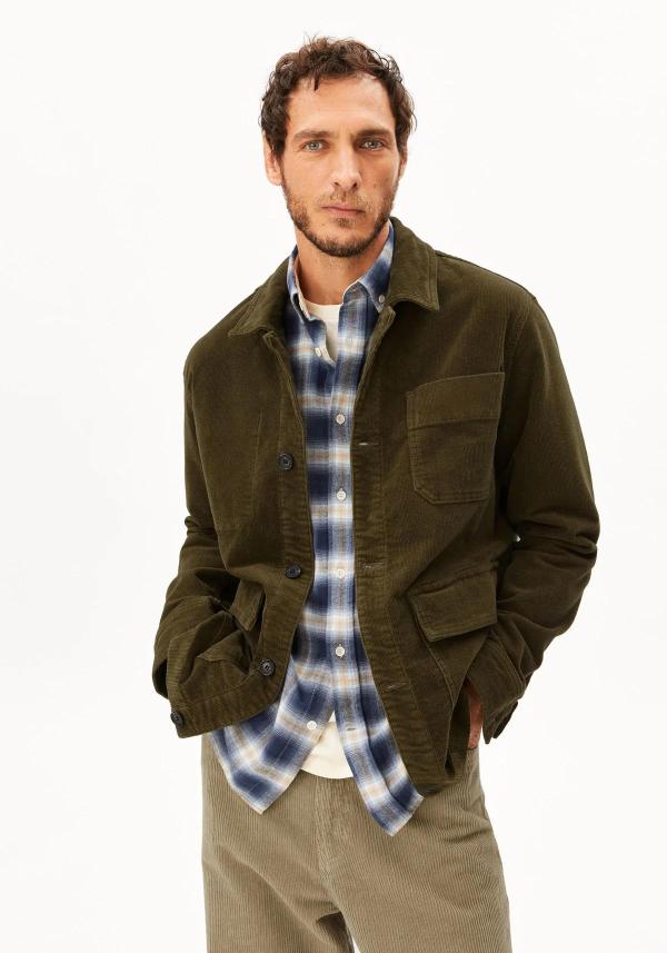 Armedangels - Corduroy Bakers Blazer - Dark Earth