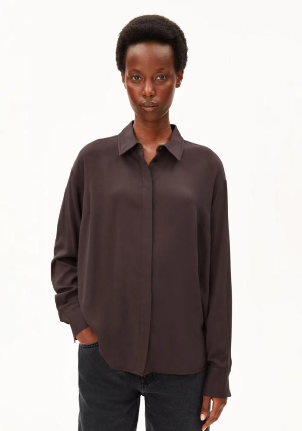 Armedangels - Larisaana Blouse - Claystone - Afbeelding 3