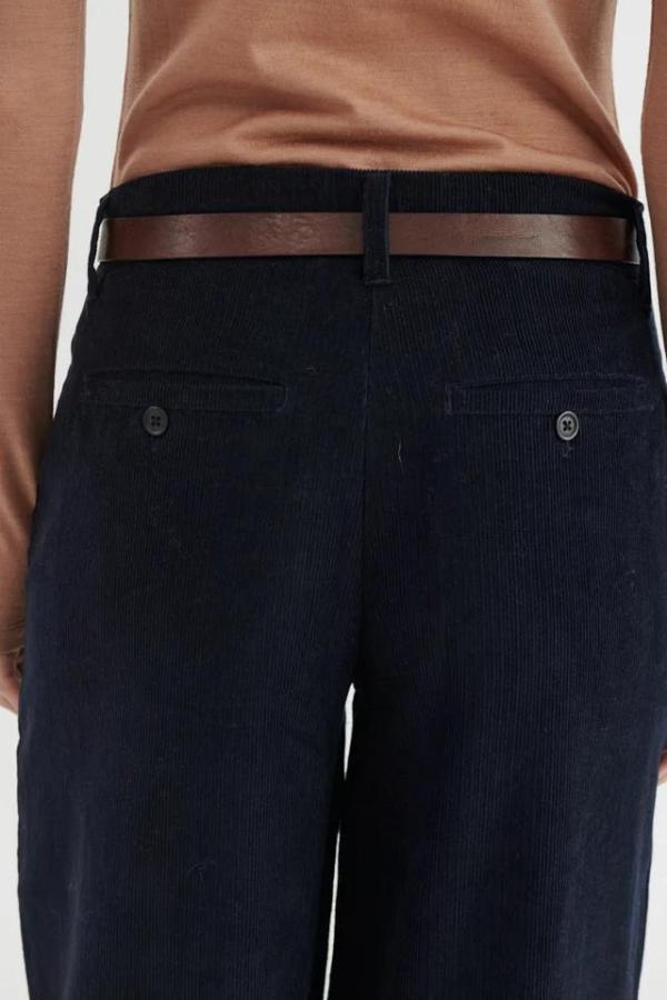 Basic Apparel - Millu Corduroy Pants - India Ink - Afbeelding 4
