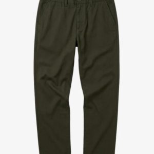 KnowledgeCotton Apparel - Chuck Herringbone Chino Pants - Forest Night