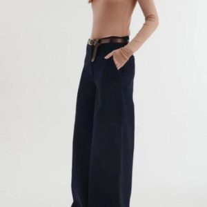 Basic Apparel - Millu Corduroy Pants - India Ink