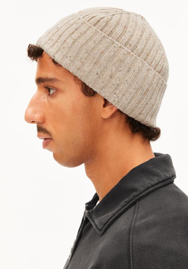 Armedangels - Tweed Knit Hat - Sandstone Tweed - Afbeelding 3