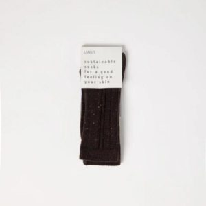 Lanius - Sokken/ Rippenstrick Socken - Chocolate Tweed