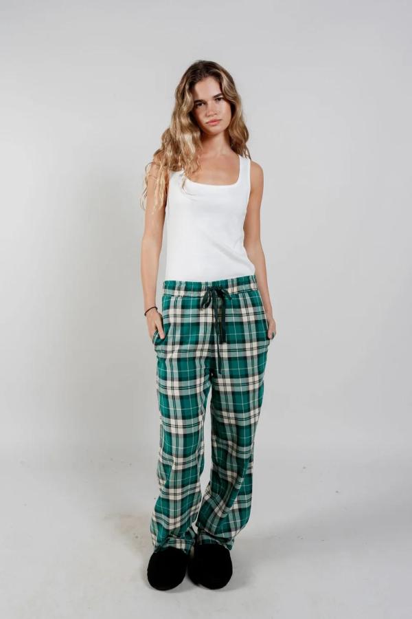 KOMODO - Jim Jam Womens Pyjama Bottoms - Green