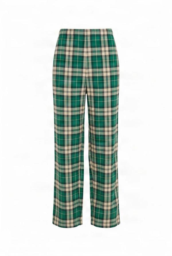 KOMODO - Jim Jam Womens Pyjama Bottoms - Green - Afbeelding 2